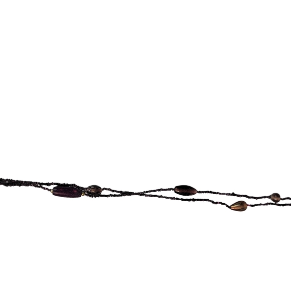 Set of 2 Vintage Jewelry Glass Beaded Necklaces Fashion Accessories - Picture 5 of 15